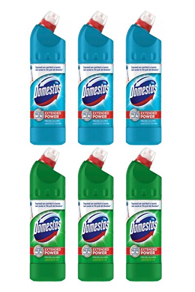 Domestos Domestos Pine Disinfectant x3+ Atlantic Breeze x3 Set of 6
