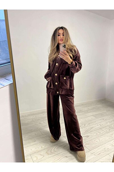 Athea Celine Velvet Tracksuit Set