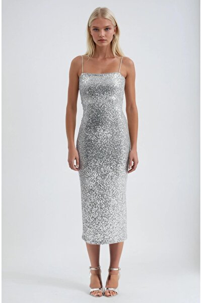 Lijuri Rochie cu bretele și paiete 2984