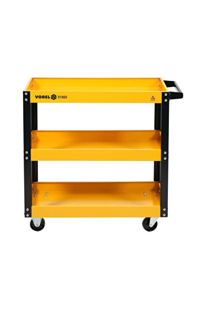 Vorel Workshop Trolley with 3 Shelves, 775X760X355 mm