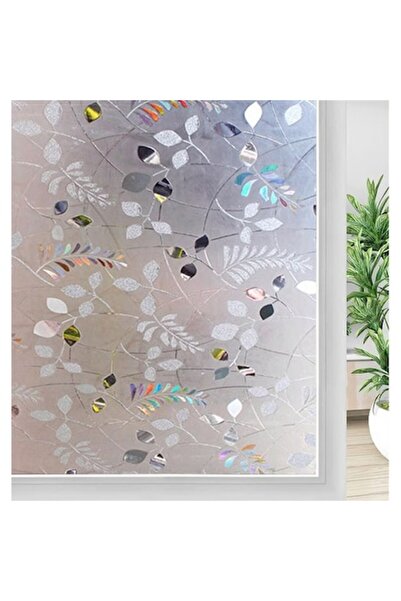 DAVIDAMI CONCEPT Self-Adhesive Film for Windows with Solar Protection, Leaf P...