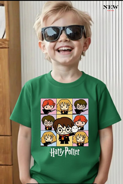 New Shine تي شيرت للأطفال مطبوع عليه هاري بوتر للجنسين