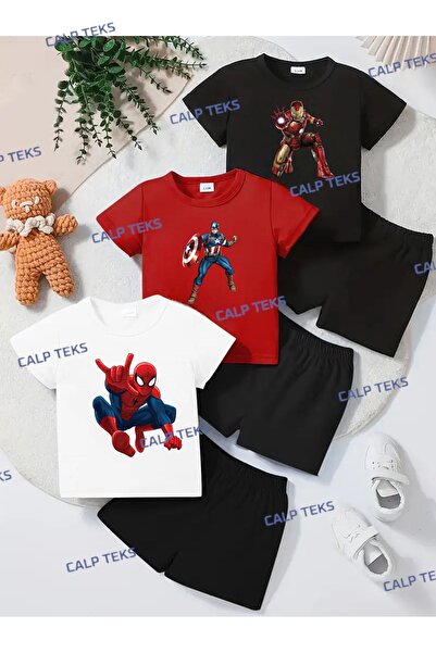 CALP TEKS 3 ΣΕΤ ΠΑΙΔΙΚΩΝ ΡΟΥΧΩΝ ΜΕ ΣΤΑΜΠΑ ΗΡΩΩΝ, ΣΟΡΤΣ-ΜΠΛΟΥΖΑΚΙΑ, ΚΑΛΟΚΑΙΡΙΝ...