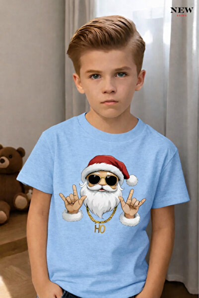 New Shine IMPRIMAT CU MOȘ CRĂCIUN UNISEX COPII tricou