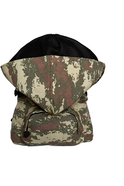 Morikukko Unisex-Adult Hooded Backpack Military Camo Backpack Multicolour