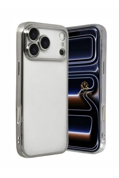 Massemr حافظة آيفون 17 برو ماكس من السيليكون الفاخر مع عدسة لامعة، ممتصة للصد...