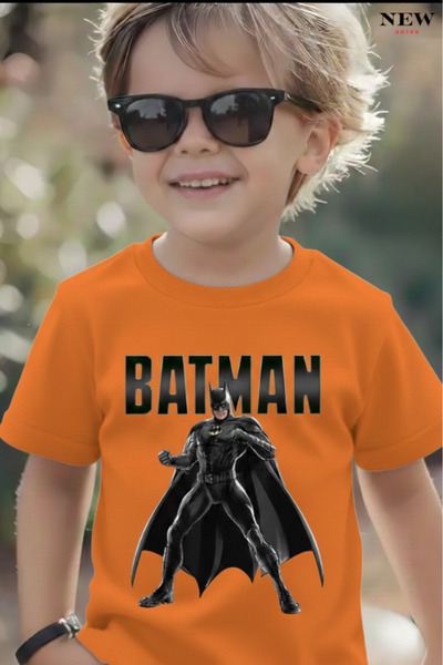 New Shine TRICOU UNISEX PENTRU COPII CU IMPRIMEU BATMAN