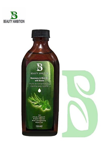 BEAUTY AMBITION Essential Rosemary and Mint Oil Infused with Biotin for Hair ...