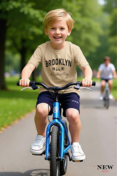 New Shine تي شيرت بروكلين 1981 مطبوع للأطفال من الجنسين