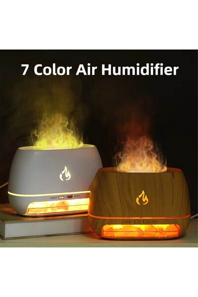 EN SİGA Hava Nemlendirici Tuz Lambalı Tuz Hediyeli Humidifier 200 ml Salt Lam...