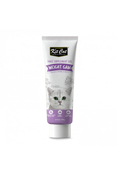 Kit Cat جل مكمل غذائي يومي لزيادة وزن القطط والقطط الصغيرة 120 غرام