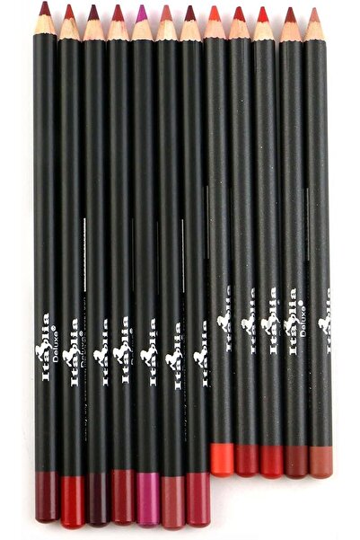 Italia Deluxe 12pc Ultra Fine Lip Liner set of 12 color