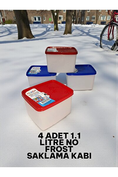 Alaca حاوية تخزين نو فروست، حاوية طعام للفريزر، مقاومة للبرودة، 4 قطع