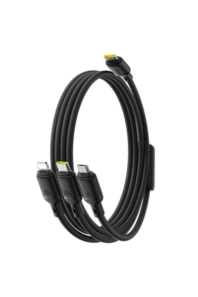 Baseus Baseus 3in1 Type-C cable, 100W, 1.5m, black, P10377706123-00