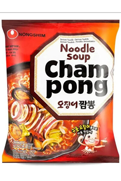 nongshim Supă Instant Tăiței Coreeni Champong Ramyun (Aromă Fructe de Mare Pi...