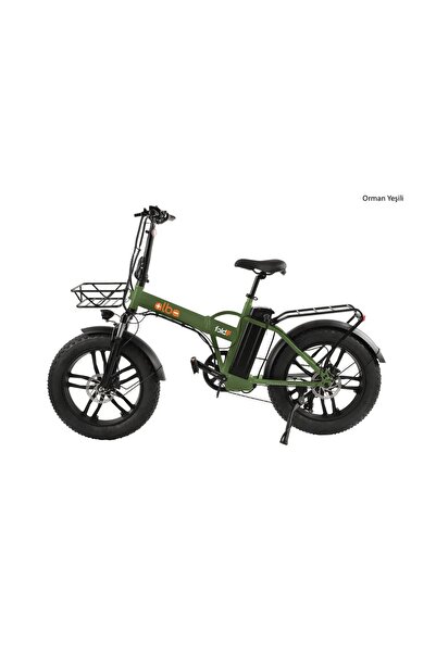 heugers Alba Fold F Premium 2026 Orman Yeşili Elektrikli Katlanır Bisiklet – ...