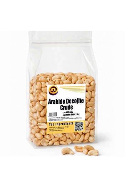 Top Ingrediente Raw Shelled Peanuts – Natural Peanuts, Unroasted, Unsalted 1kg