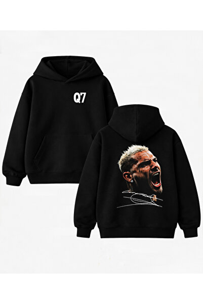 kun inaki Ricardo Quaresma Q7 Trivela Kara Kartal Sırt Baskılı Siyah Unisex K...