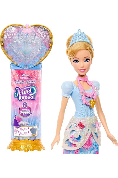 FELİTE Prensesi Sindirella Kalp Şeklinde Taş Kutusu, Çocuk Yüzüğü ve 9 Parça ...