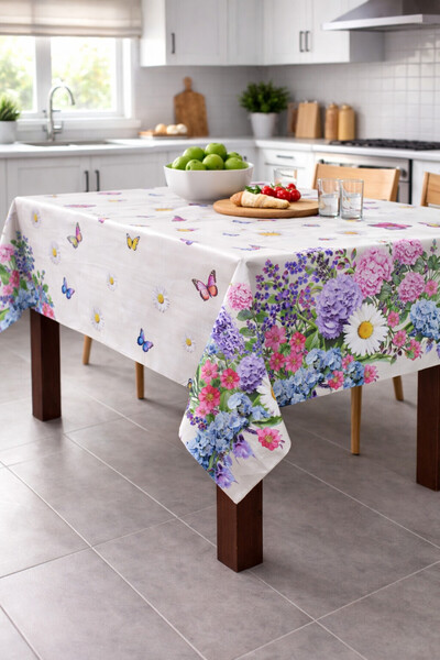Ozsport Hygienic Oilcloth Tablecloth – Waterproof, Stain-Resistant, Easy to C...