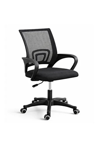 JollyMag Черен офис стол KO 03 CZCZ