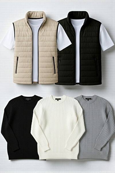 Gameyal 5-Piece Men's Transitional Combination Pack – 2 Inflatable Vests + 3 ...