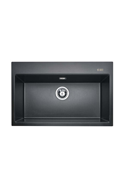 ATLANTE Granit Eviye Tekli Alttan Yapıştırma Siyah 285607 | Premium ve Dayanı...