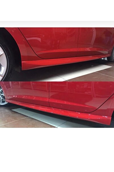 DEMİRTUNİNG VW GOLF 7/7,5 LS3H KIRMIZI BOYALI FİBER MARŞPİYEL YAN ETEK