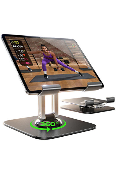 LISEN Πτυσσόμενη βάση γραφείου για tablet Q18, μαύρη