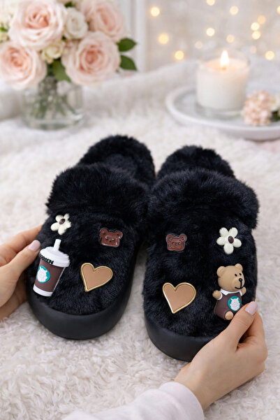 papucidecasa Women's fluffy slippers. PP04