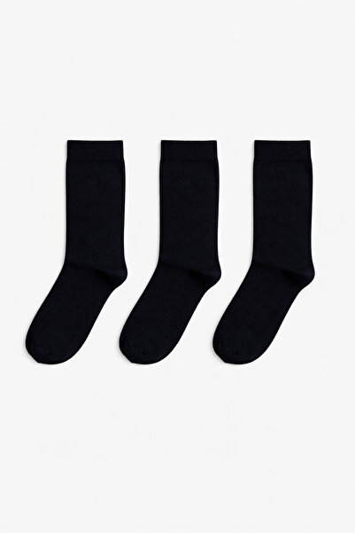 OUS 3'lü Kadın Bambu Dikişsiz Burun Düz Soket Çorap – Terleme Önleyici, Yumuş...