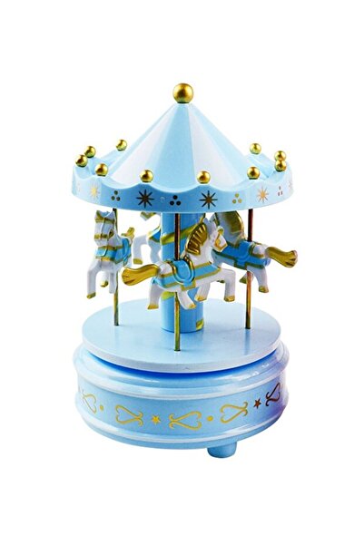 Mutluanlar Hediyelik Mavi Atlı Karınca Müzik Kutusu-kurmalı Atlı Karınca Büyü...