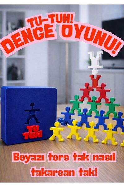 GRAUHAUS TU-TUN! Denge Oyunu - Aile Oyunu, Zeka ve Dikkat Geliştirici Masa Oy...