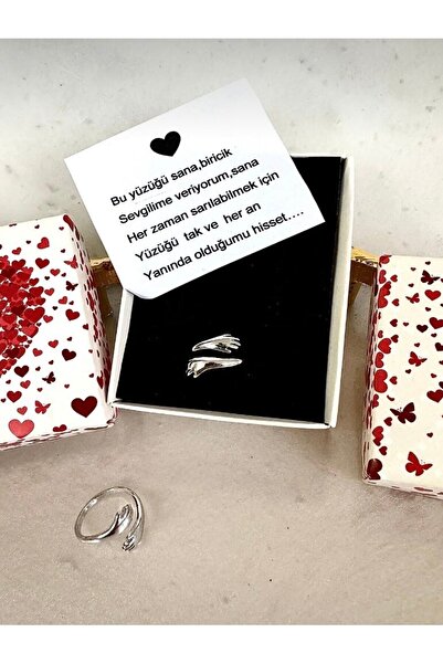 ÖNKÜTAKI Sarılan El Ayarlanabilir Ölçü Sevgililer Gününe Özel