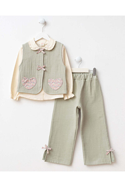 bebeğim butik Girl Child Vest Set Set