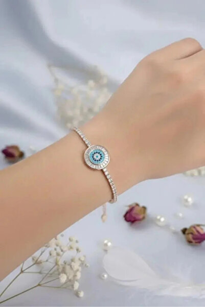 Dorvina Gold Color Evil Eye Model Zircon Stone Elevator Waterway Bracelet Doe...