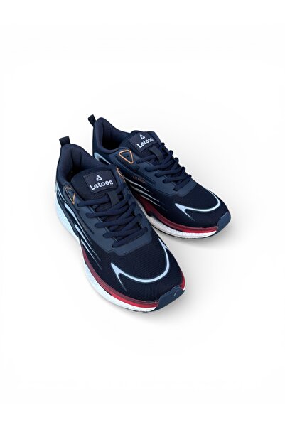 LETOON erkek nefes alabilen ortapaedik taban bağcıklı spor ayakkabı speaker