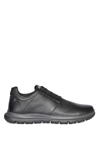 MARCOMEN 20024 Genuine Leather Black Men's Shoes