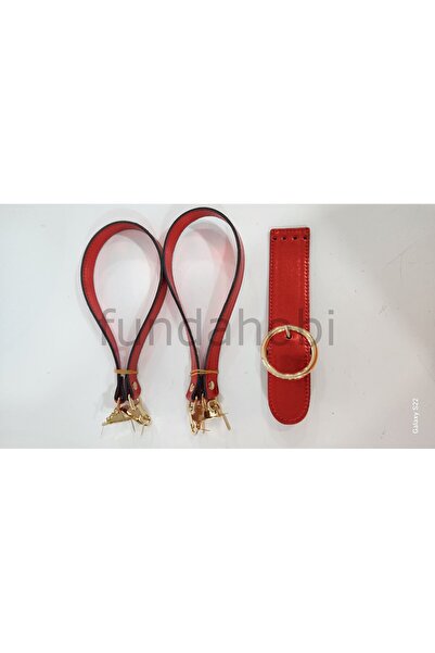 fundahobi Parla Dil Covered Bag Strap Set - Red