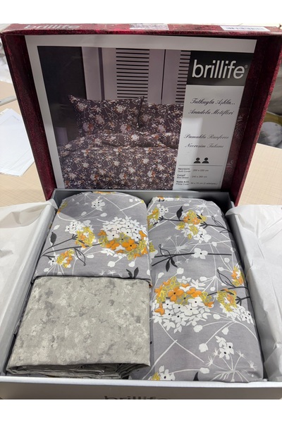 Brillife Çift Kişilik Nevresim Takımı- Pamuklu Ranforce