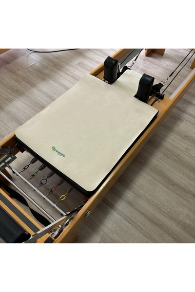 ESSENDO Reformer Pilates Mat ' Kaymaz' -KREM RENGİ