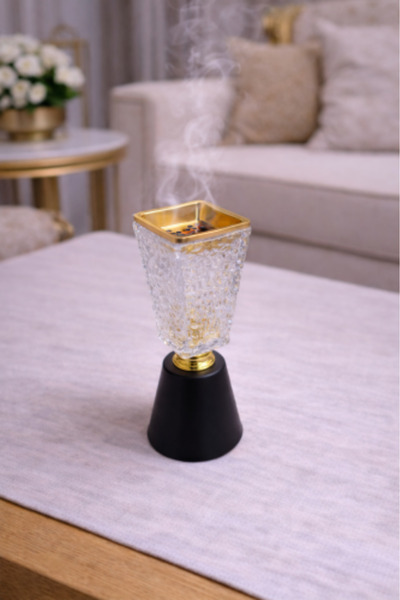 Generic Luxury Crystal Incense Burner with Elegant Design