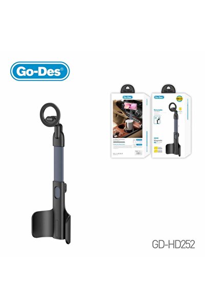 Go-Des حامل أكواب مغناطيسي للسيارة، قابل للدوران 360 درجة ارتفاع قابل للتعديل...