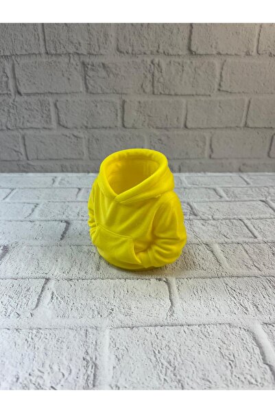 Lisinya حامل أقلام هوديي أصفر -