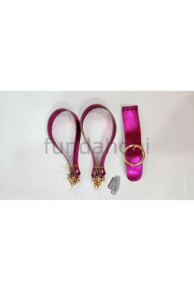 fundahobi Parla Dil Covered Bag Strap Set - Fuchsia