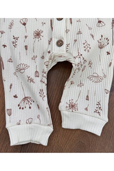 ASİLA Ribbed Knit Lace Baby Girl Jumpsuit