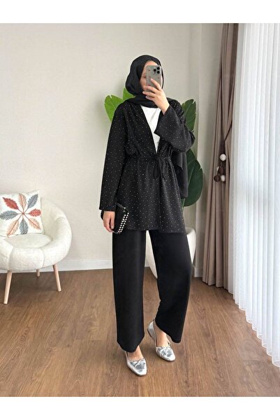 GÜLSEVEN طقم من قماش المودال بأكمام طويلة من الأعلى والأسفل، مناسب للملابس ال...