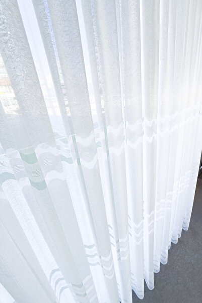 Brillant Tül Perde Beyaz Birinci Sınıf Kalite Seyrek Pileli Yeni Sezon