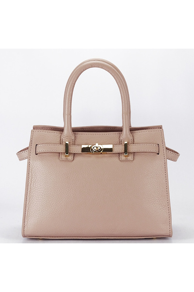 SOFILINE Geantă medie roz deschis din piele naturală 1727 122