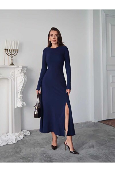 Ales Moda فستان عثماني بفتحة جانبية